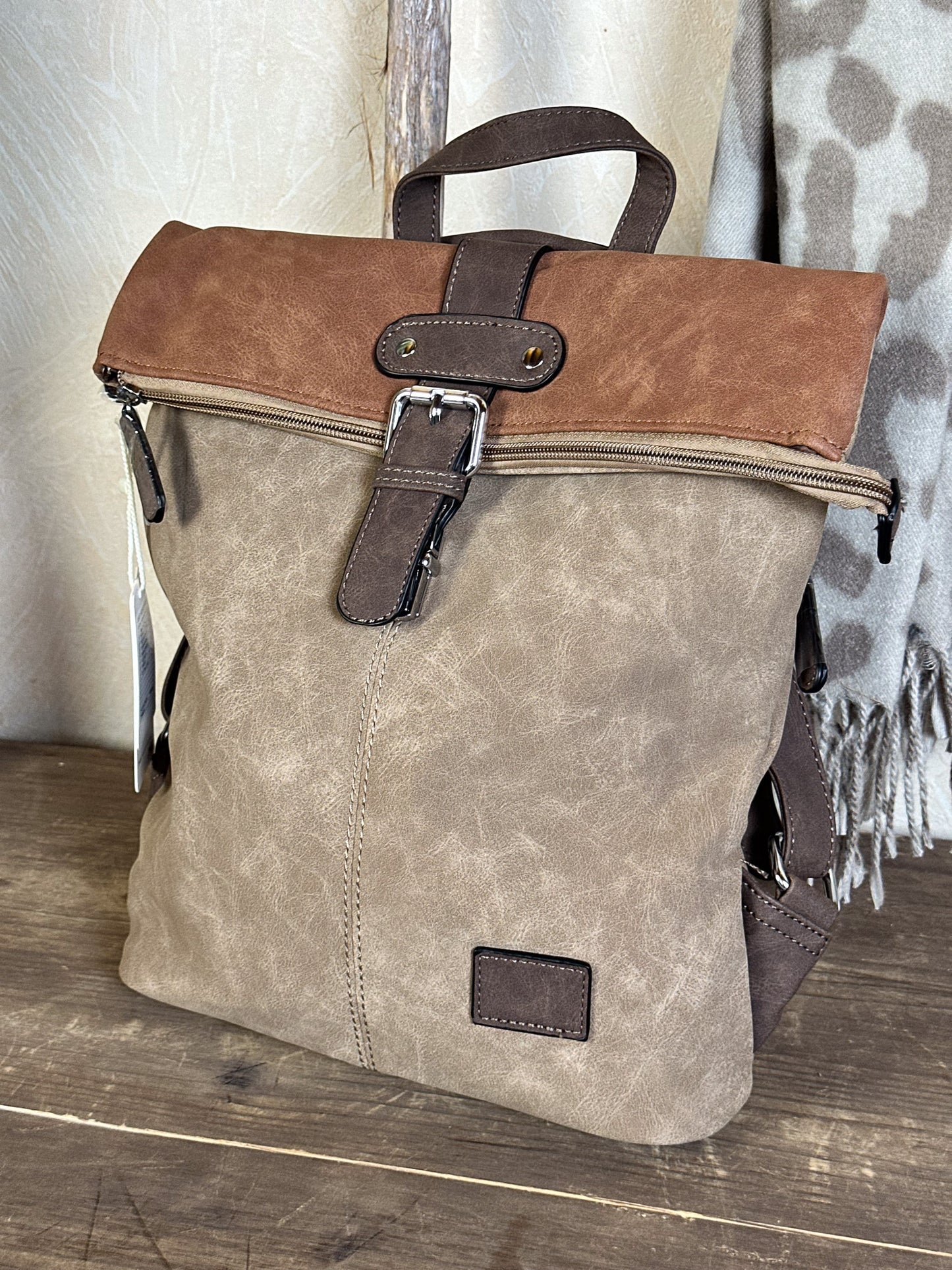 KUNSTLEDER RUCKSACK versch. Farben