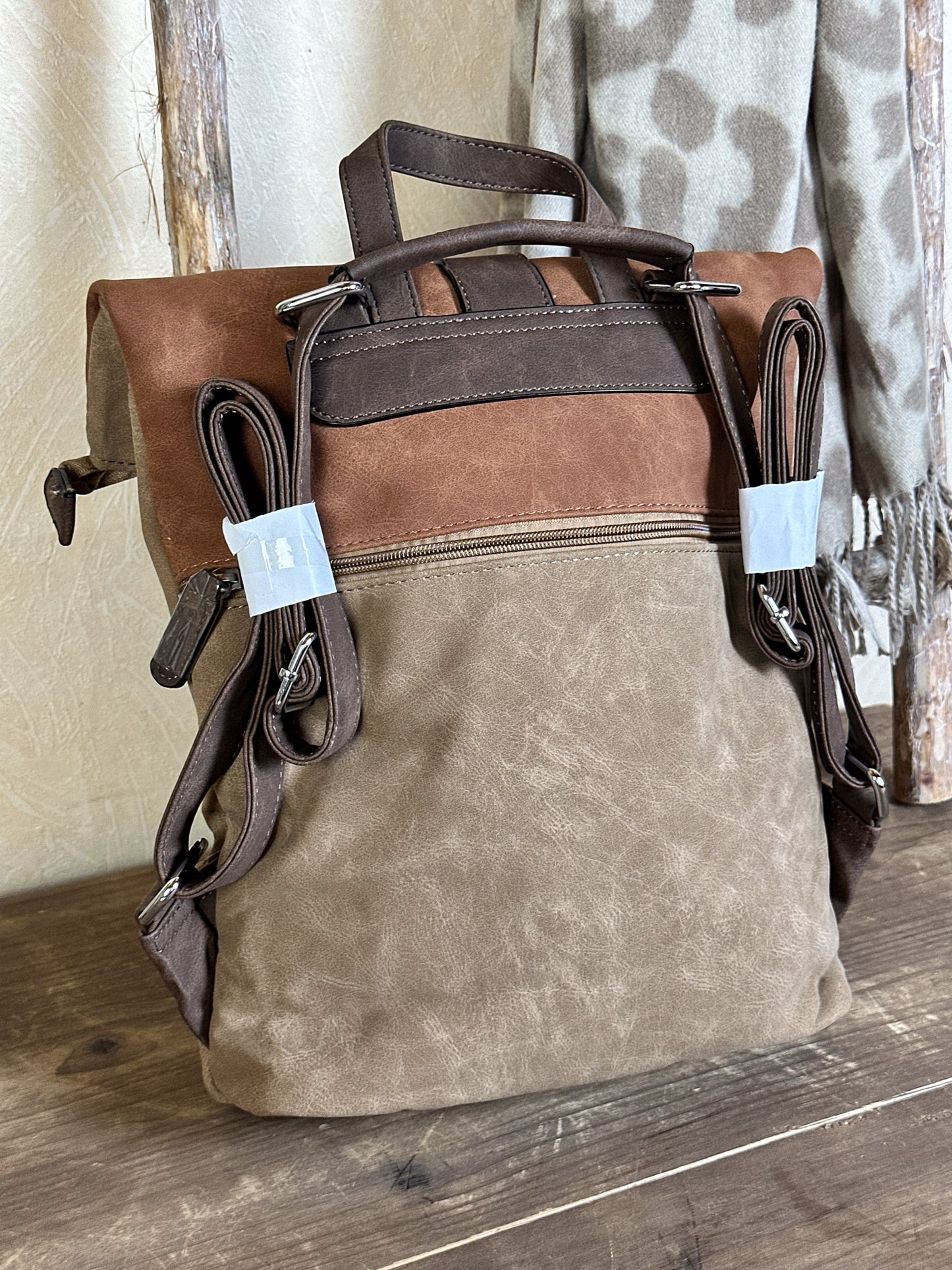 KUNSTLEDER RUCKSACK versch. Farben