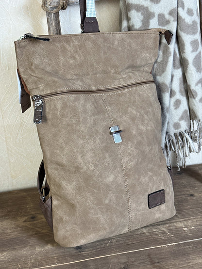 KUNSTLEDER RUCKSACK versch. Farben