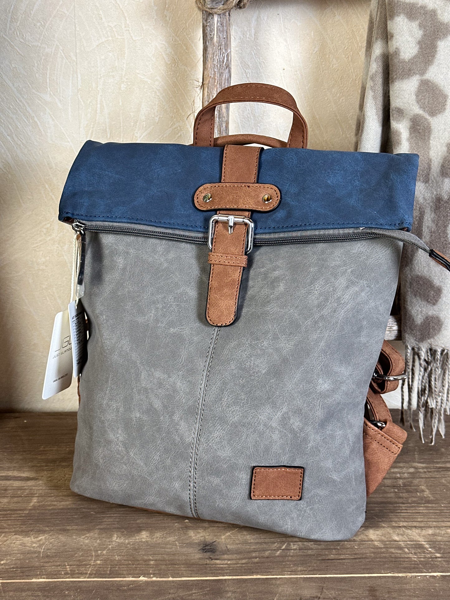 KUNSTLEDER RUCKSACK versch. Farben