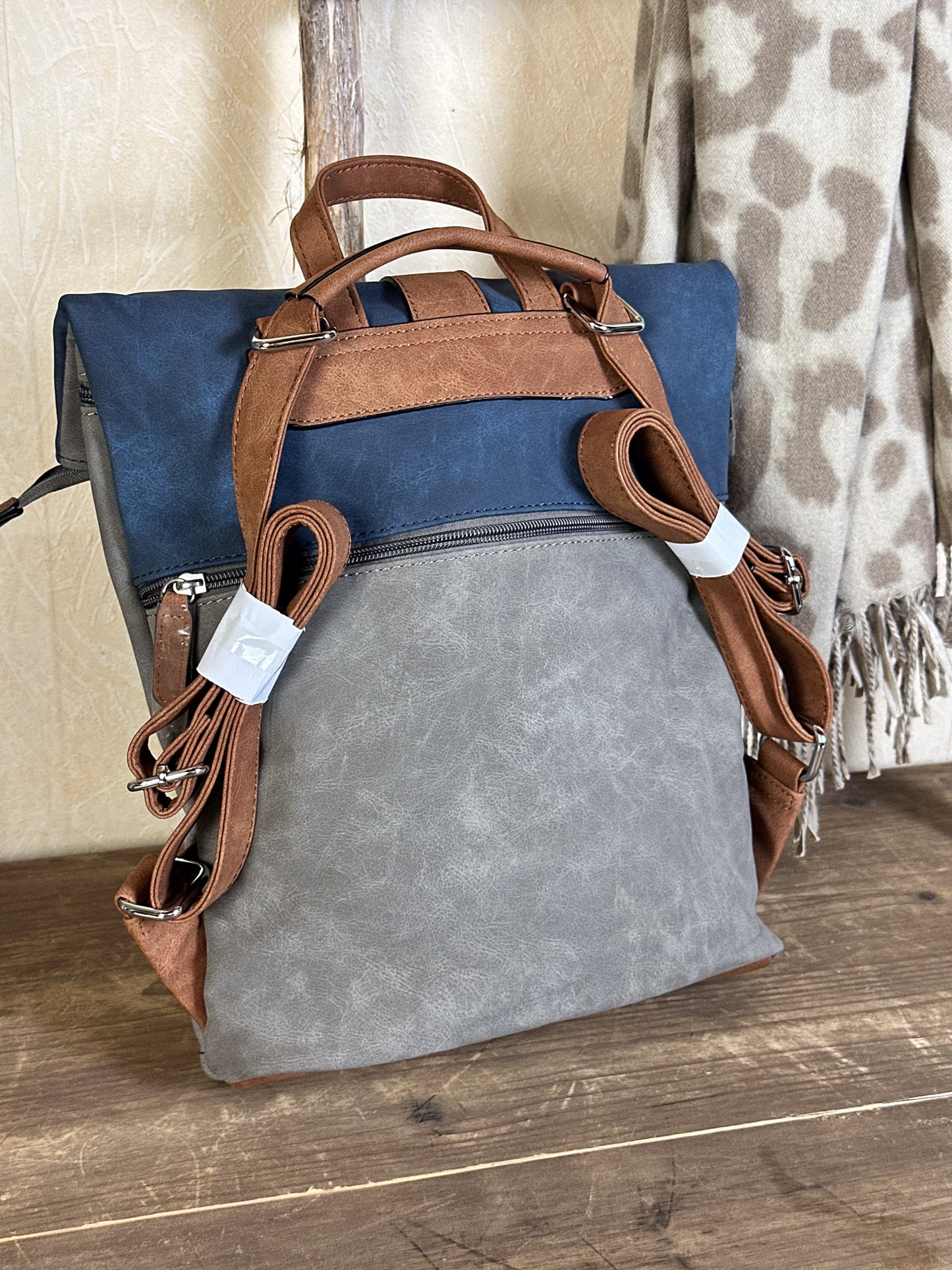 KUNSTLEDER RUCKSACK versch. Farben