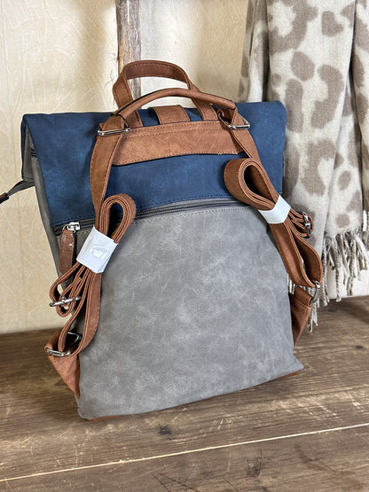 KUNSTLEDER RUCKSACK versch. Farben