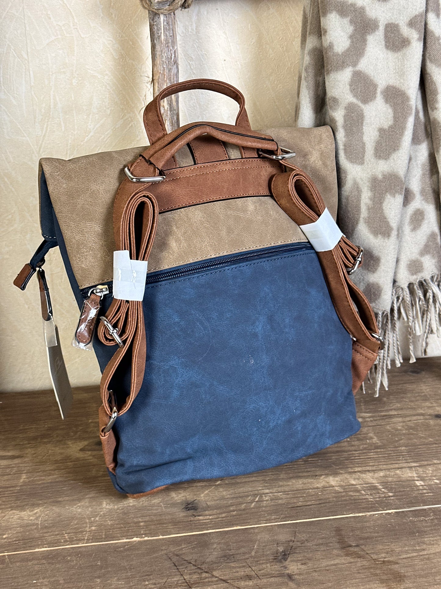 KUNSTLEDER RUCKSACK versch. Farben