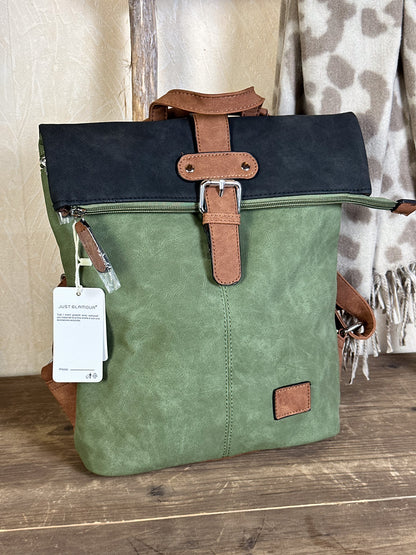 KUNSTLEDER RUCKSACK versch. Farben