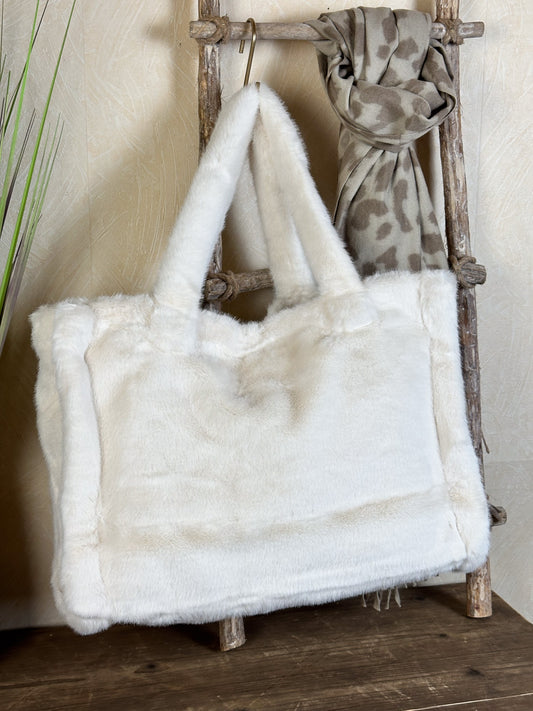 XXL SHOPPER KUNSTFELL versch. Farben