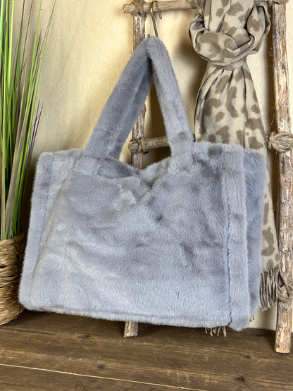 XXL SHOPPER KUNSTFELL versch. Farben