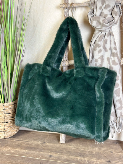 XXL SHOPPER KUNSTFELL versch. Farben