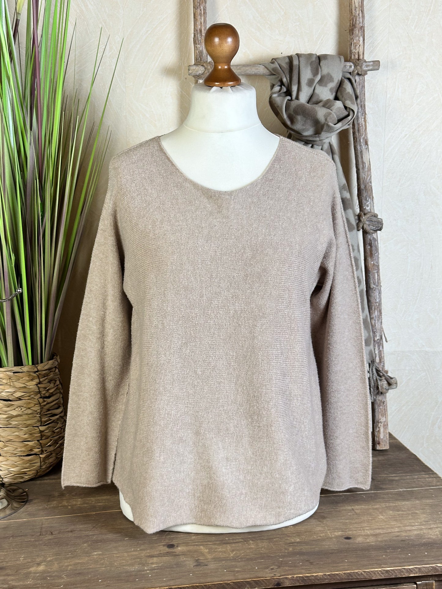 BASIC VISKOSE PULLOVER PHANTASIA versch. Farben