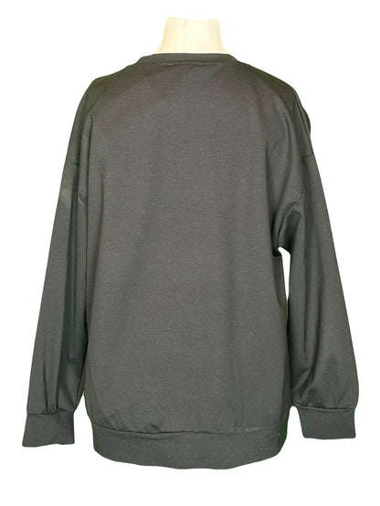 SWEATSHIRT FIORE SCHWARZ