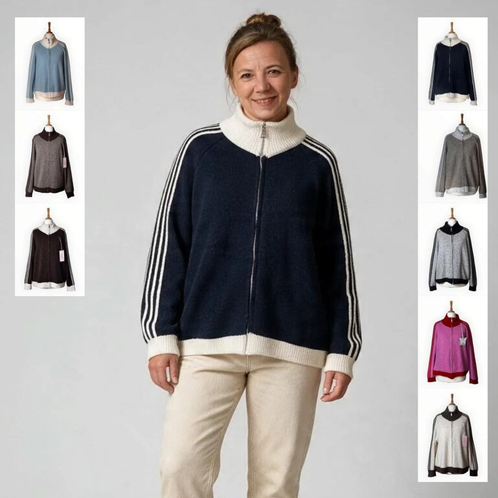 Strickjacke mit Streifen LEO